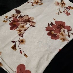 Floral infinity scarf